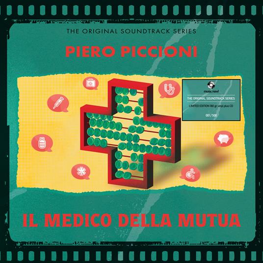Il medico della mutua (Colonna Sonora) (Giallo Vinyl + CD) - Vinile LP + CD Audio di Piero Piccioni - 2