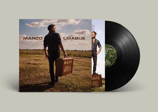 M.A.P.S. (180 gr. Black Vinyl - Autografato) - Vinile LP di Marco Ligabue