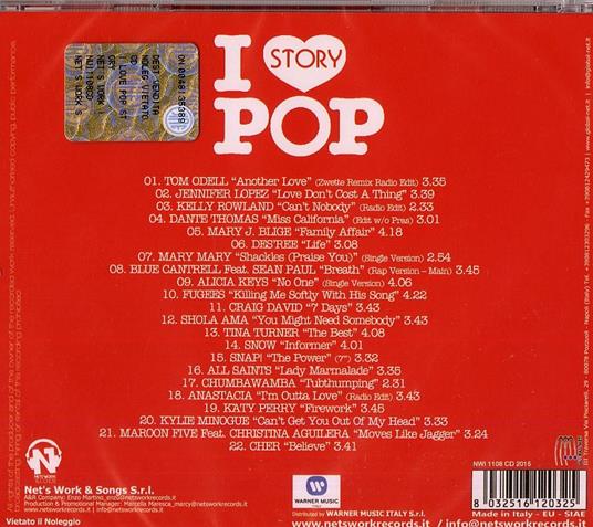 I Love Pop Story - CD Audio - 2