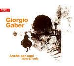 Anche per oggi non si vola - CD Audio di Giorgio Gaber