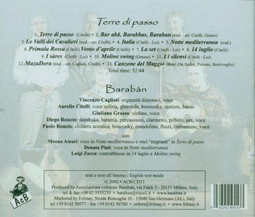 Terre Di Passo - CD Audio di Baraban - 2