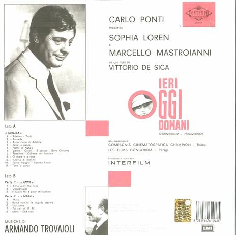 Ieri, Oggi, Domani (Colonna sonora) - Vinile LP di Armando Trovajoli - 2