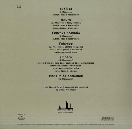 Alone - Vinile LP di Gianni Maroccolo - 2