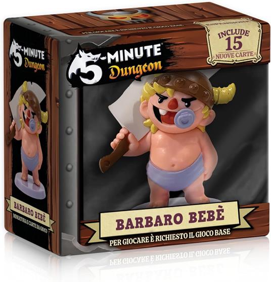 5-minute Dungeon. Barbaro bebè. Gioco da tavolo