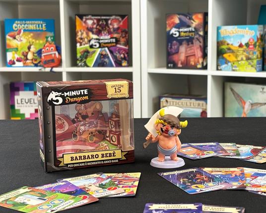 5-minute Dungeon. Barbaro bebè. Gioco da tavolo - 5