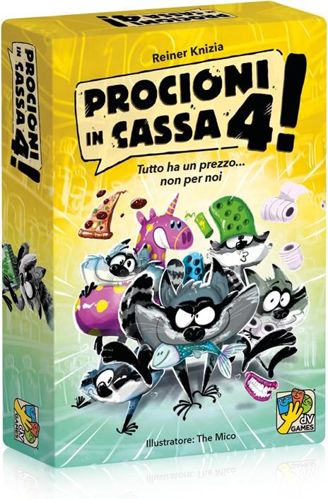 Procioni in cassa 4. Gioco da tavolo