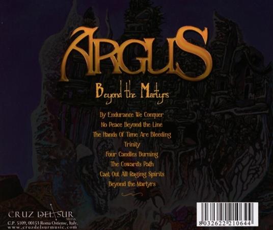 Beyond the Martyrs - CD Audio di Argus - 2