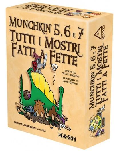 Espansione per Munchkin 5, 6 e 7. Tutti i mostri fatti a fette. Gioco da tavolo