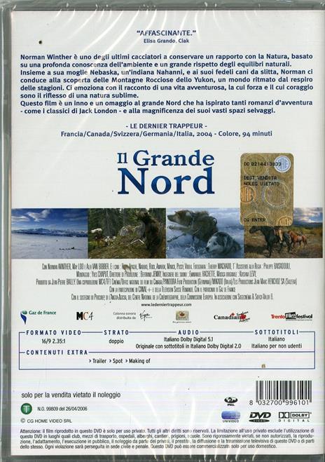 Il grande Nord di Nicolas Vanier - DVD - 2
