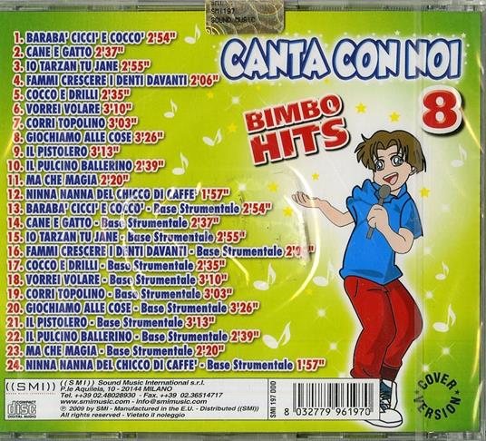 Canta con noi vol.8 Bimbo Hits - CD Audio - 2