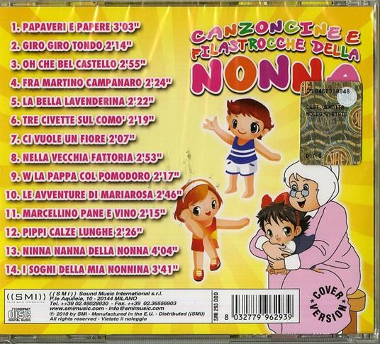 Canzoncine e filastrocche della nonna - CD Audio - 2