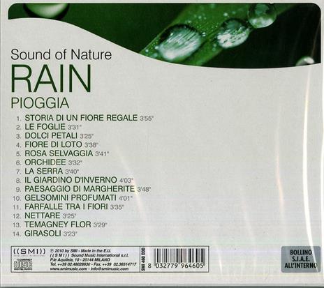 Sound of Nature. Rain - CD Audio - 2