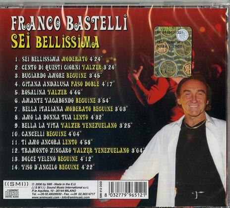 Sei bellissima - CD Audio di Franco Bastelli - 2