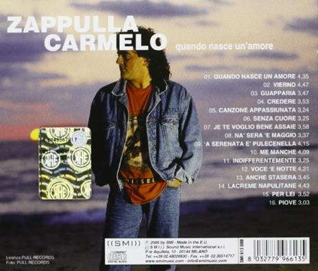 Quando Nasce Un Amore - CD Audio di Carmelo Zappulla - 2