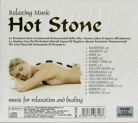 Relaxing Music Hot-Stone - CD Audio - 2