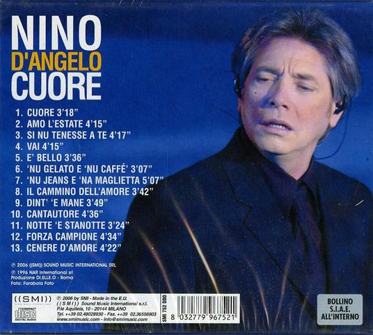 Cuore - CD Audio di Nino D'Angelo - 2