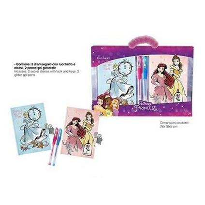 Principesse Disney Set diari e penne