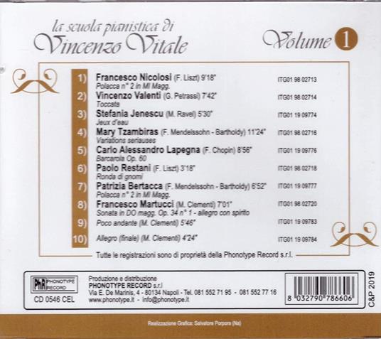 La Scuola Pianistica Vol 1 - CD Audio - 2