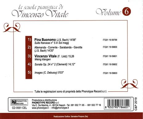 La Scuola Pianistica Vol 6 - CD Audio - 2