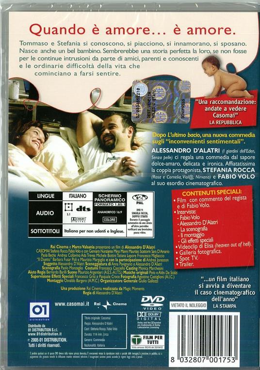 Casomai di Alessandro D'Alatri - DVD - 2