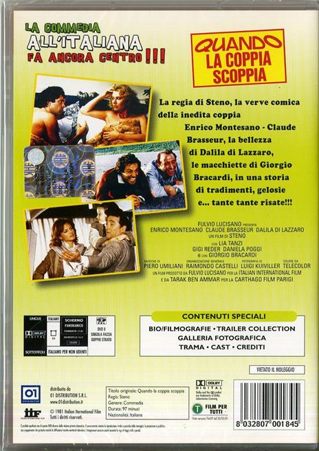 Quando la coppia scoppia di Steno - DVD - 2