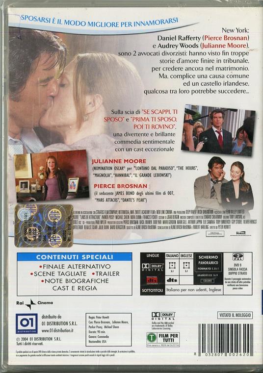 Laws of Attraction. Matrimonio in appello di Peter Howitt - DVD - 2