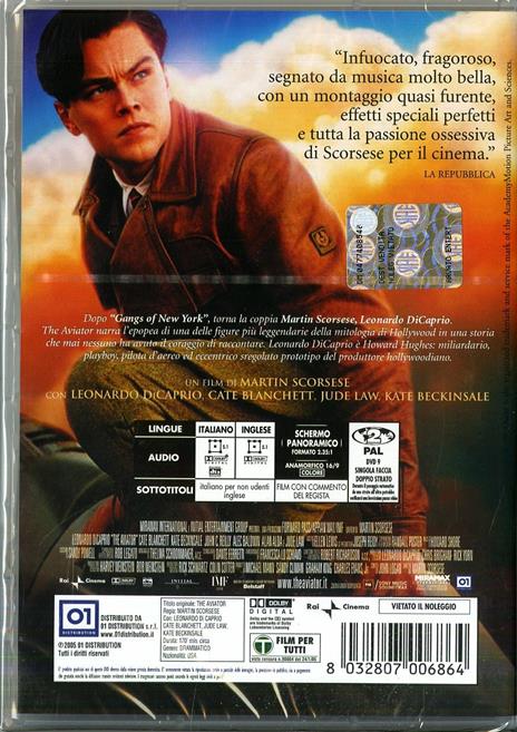 The Aviator di Martin Scorsese - DVD - 2