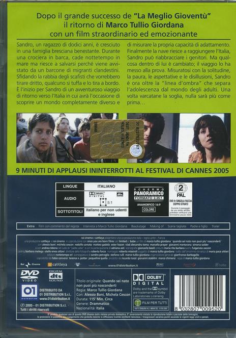 Quando sei nato non puoi più nasconderti (DVD) di Marco Tullio Giordana - DVD - 2