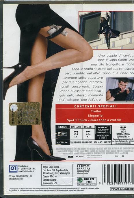 Mr. & Mrs. Smith (1 DVD) di Doug Liman - DVD - 2