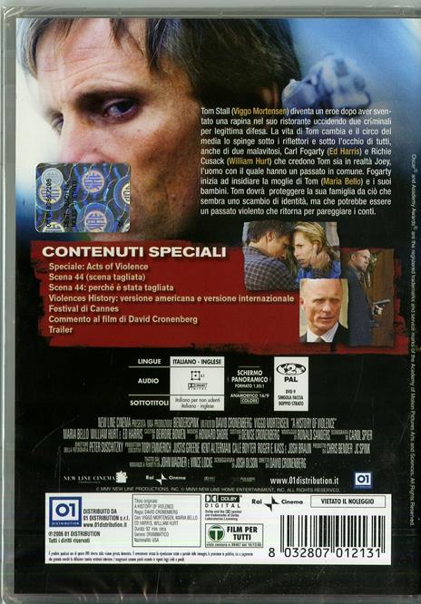 A History of Violence di David Cronenberg - DVD - 2