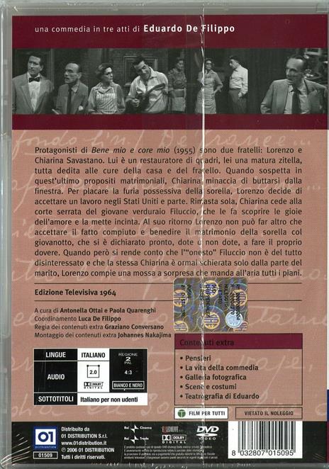 Bene mio e core mio<span>.</span> Collector's Edition di Eduardo De Filippo - DVD - 2
