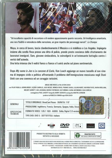 Bread and Roses di Ken Loach - DVD - 2