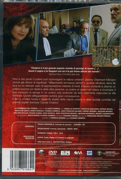 La commedia del potere di Claude Chabrol - DVD - 2