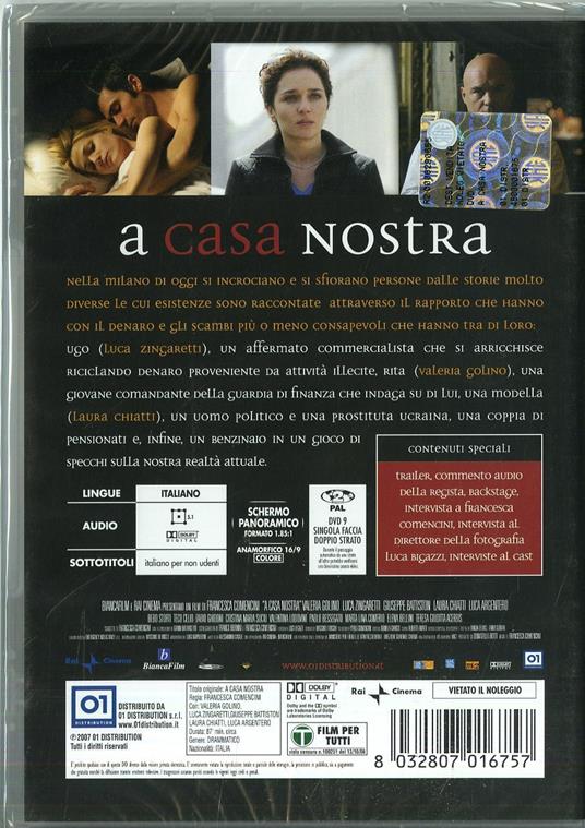 A casa nostra di Francesca Comencini - DVD - 2