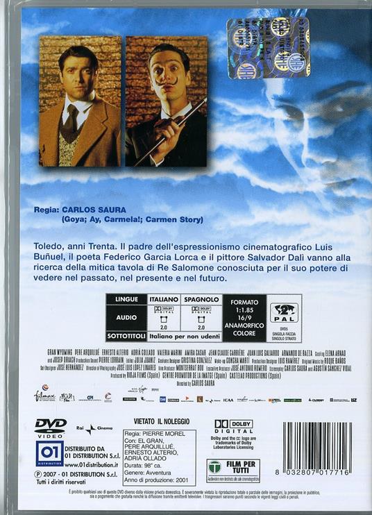 Buñuel e la tavola di re Salomone di Carlos Saura - DVD - 2