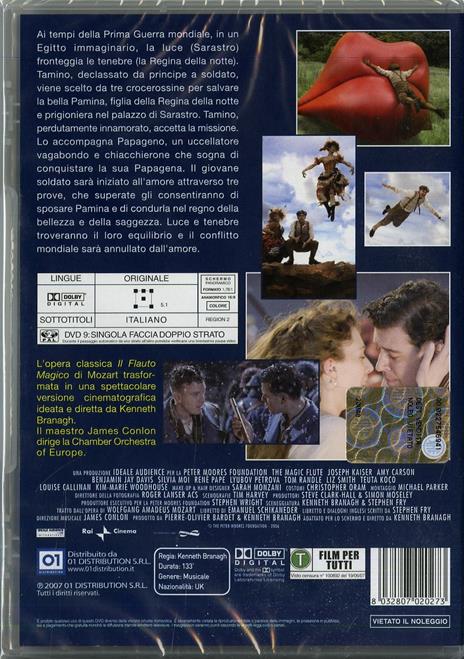 Il flauto magico di Kenneth Branagh - DVD - 2