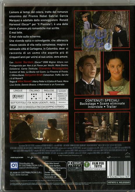 L' amore ai tempi del colera di Mike Newell - DVD - 2