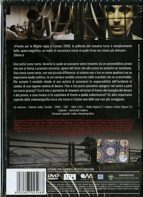 Le tre scimmie di Nuri Bilge Ceylan - DVD - 2