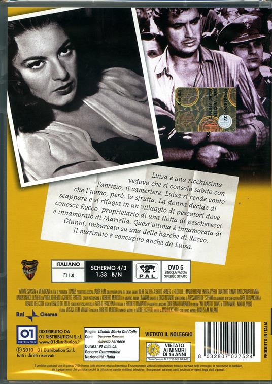 Menzogna di Ubaldo Maria Del Colle - DVD - 2