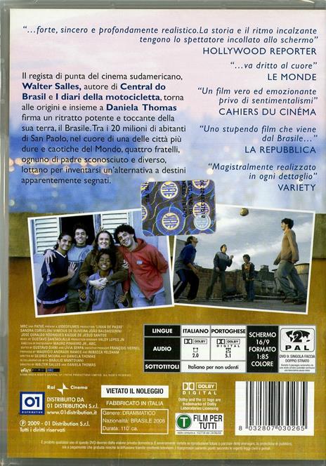 Linha de Passe di Walter Salles,Daniela Thomas - DVD - 2