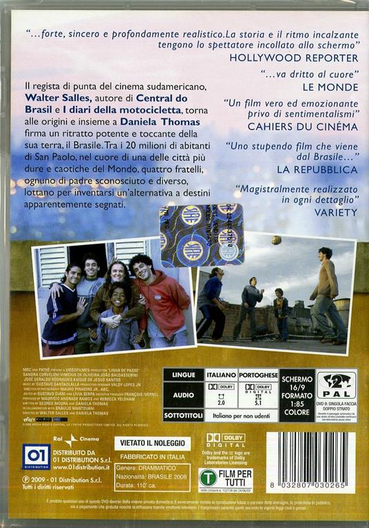 Linha de Passe di Walter Salles,Daniela Thomas - DVD - 2