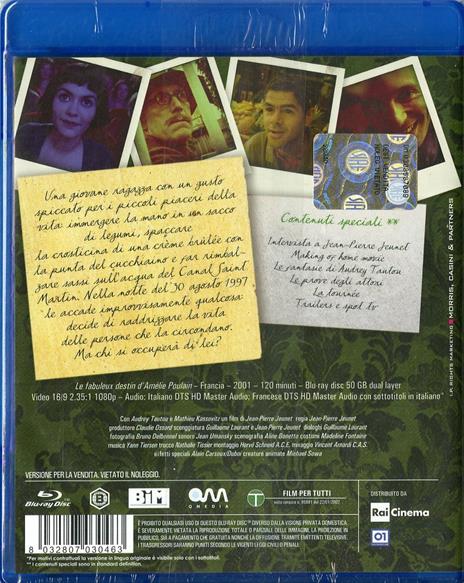 Il favoloso mondo di Amelie di Jean-Pierre Jeunet - Blu-ray - 2