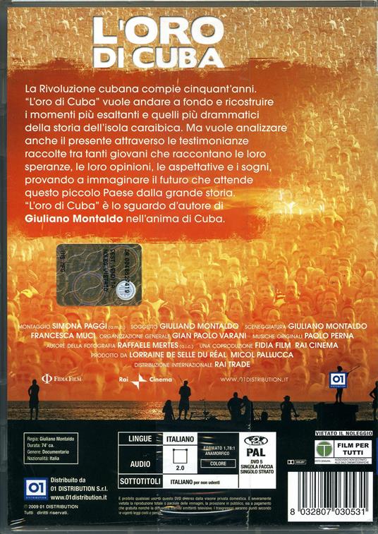 L' oro di Cuba di Giuliano Montaldo - DVD - 2