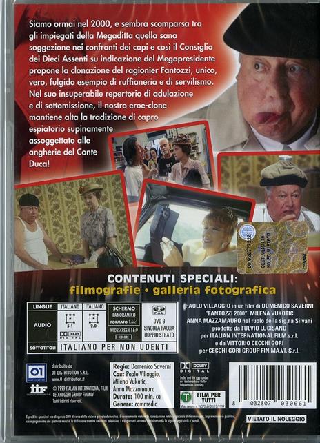 Fantozzi 2000, la clonazione di Domenico Saverni - DVD - 2