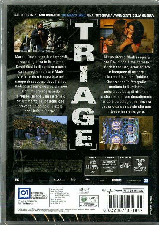 Triage di Danis Tanovic - DVD - 2
