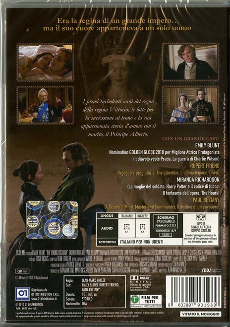 The Young Victoria di Jean-Marc Vallee - DVD - 2