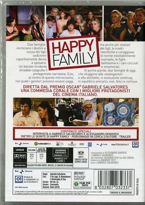 Happy Family di Gabriele Salvatores - DVD - 2