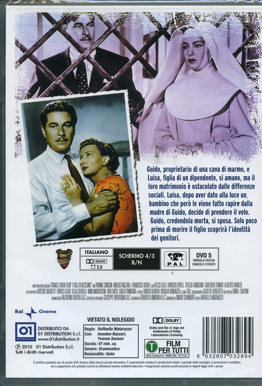 I figli di nessuno di Raffaello Matarazzo - DVD - 2