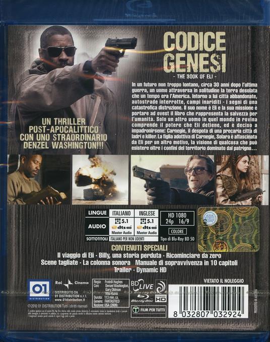 Codice Genesi di Albert Hughes,Allen Hughes - Blu-ray - 2