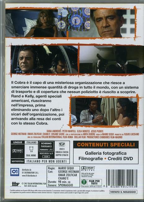 Il cobra di Mario Sequi - DVD - 2